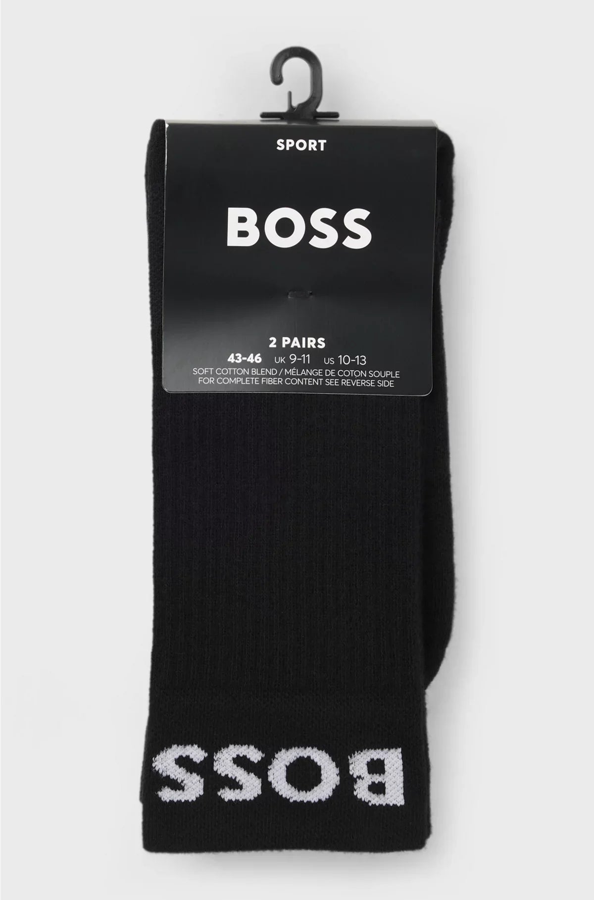 TWO-PACK OF QUARTER-LENGTH SOCKS IN STRETCH FABRIC