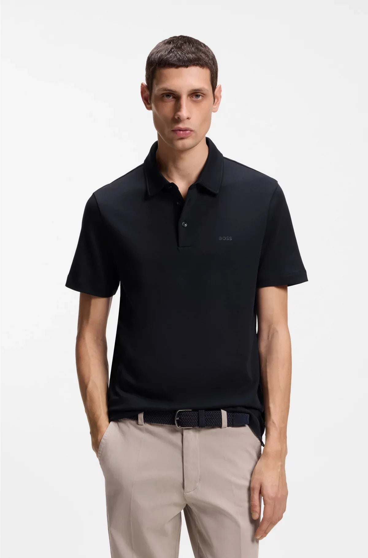 POLO SLIM FIT IN COTONE INTERLOCK