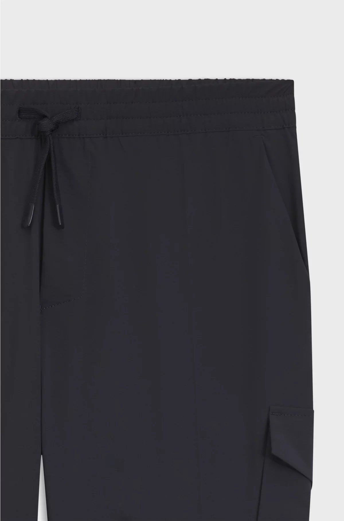 PANTALONI AFFUSOLATI IN POPELINE STRETCH NO-STIRO