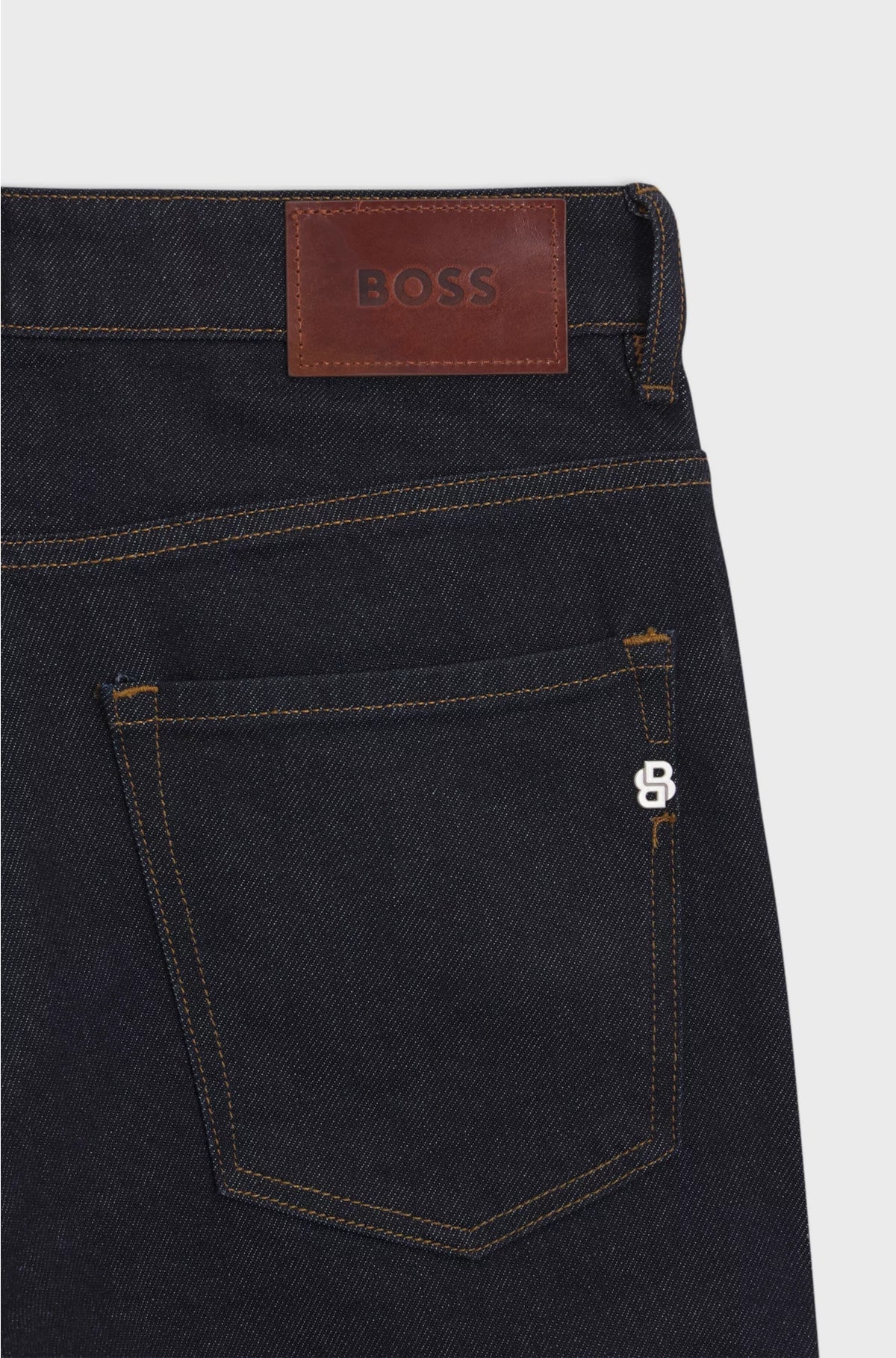 DELAWARE SLIM-FIT JEANS IN DARK-BLUE STRETCH DENIM
