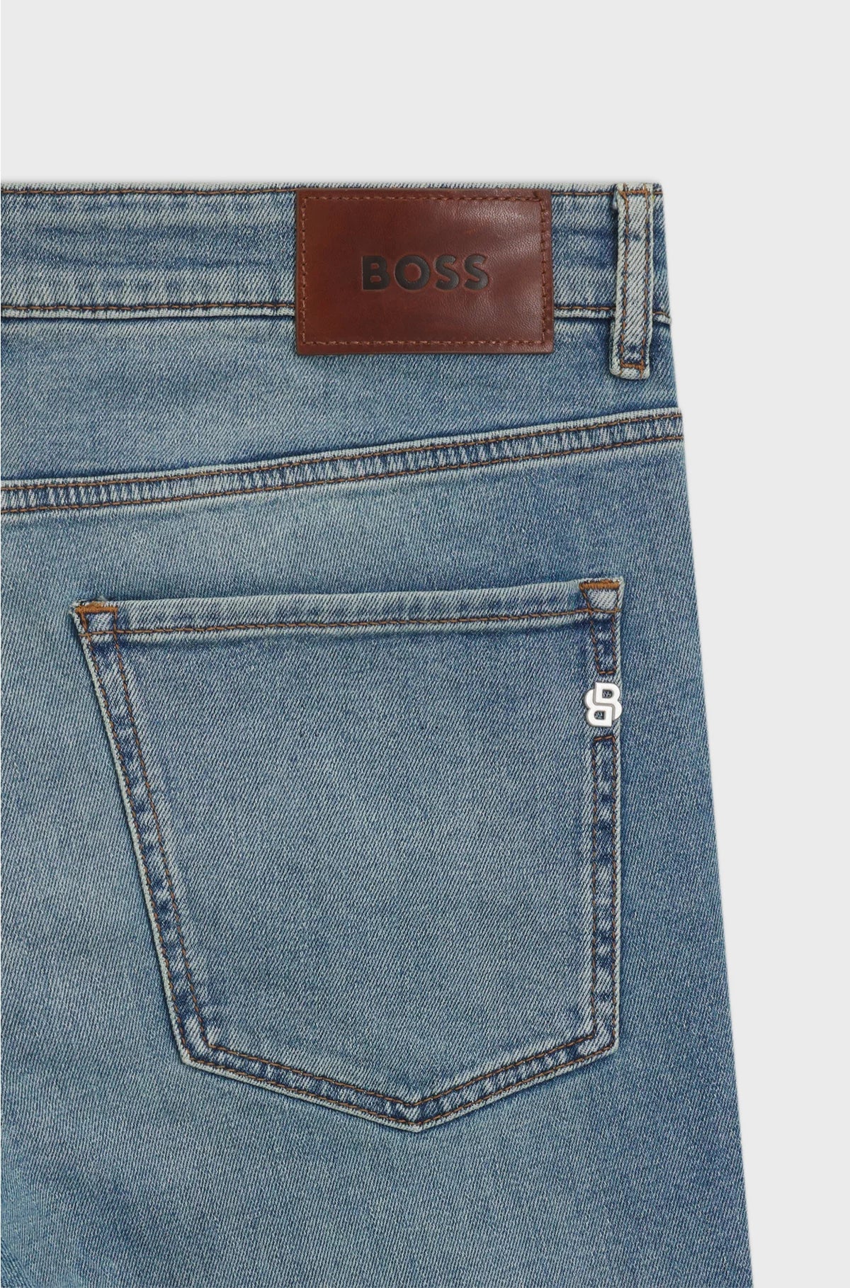 DELAWARE SLIM-FIT JEANS IN PURE-BLUE DENIM