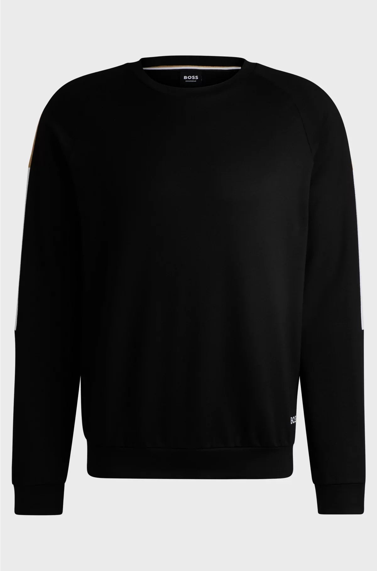 FELPA REGULAR-FIT IN SPUGNA DI COTONE CON INSERTI A CONTRASTO