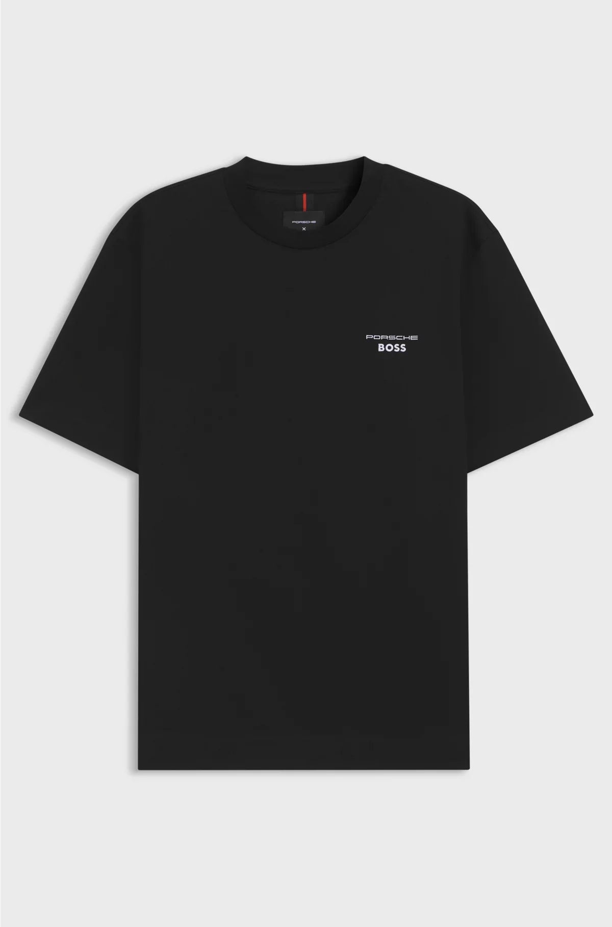 T-SHIRT IN COTONE MERCERIZZATO CON MOTIVO TARGA