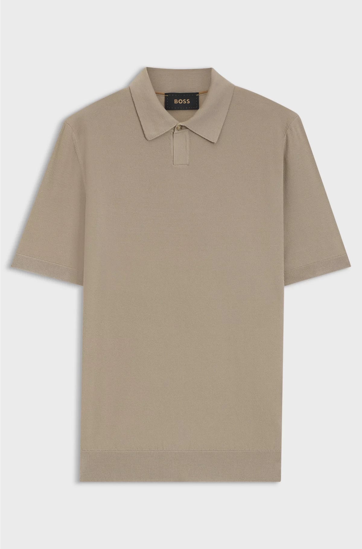 POLO IN MAGLIA DI LANA MERINO CON ELASTICITÀ NATURALE