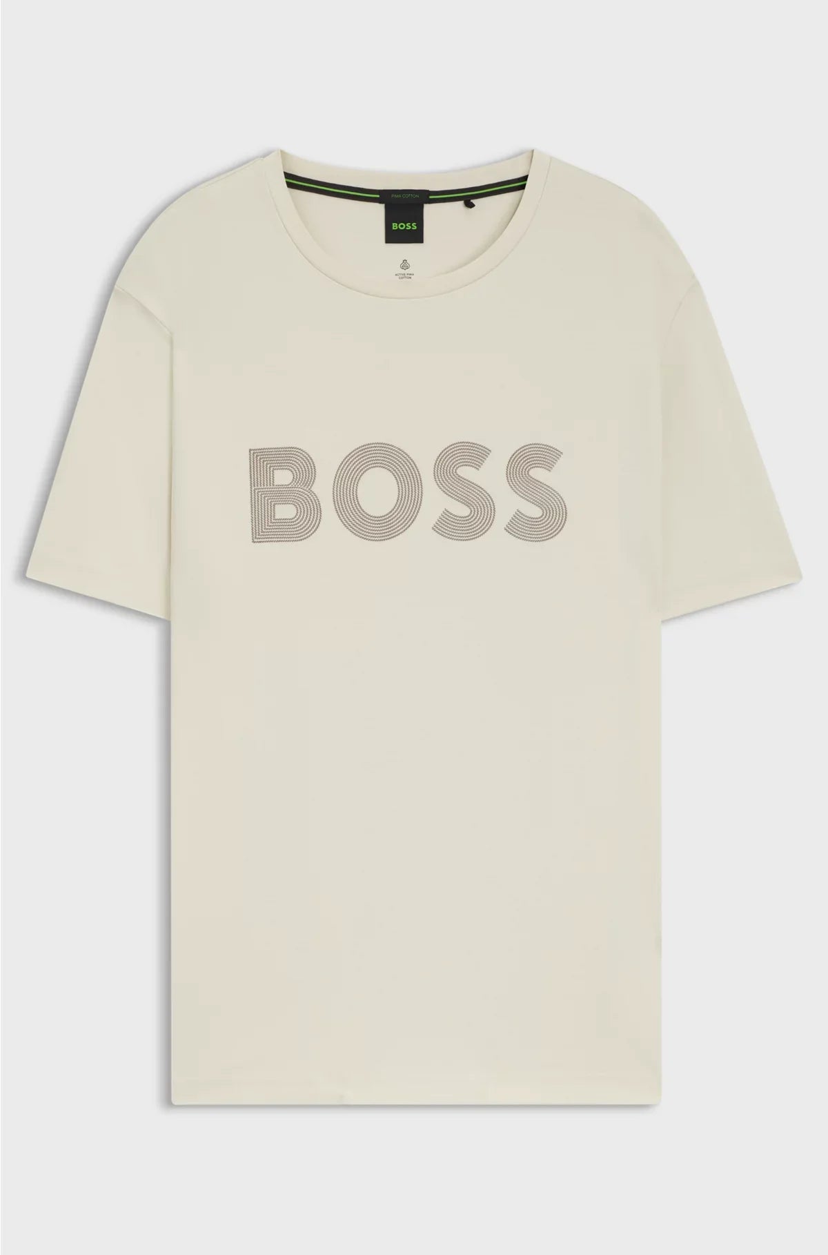 PIMA-COTTON T-SHIRT WITH GLOSS LOGO