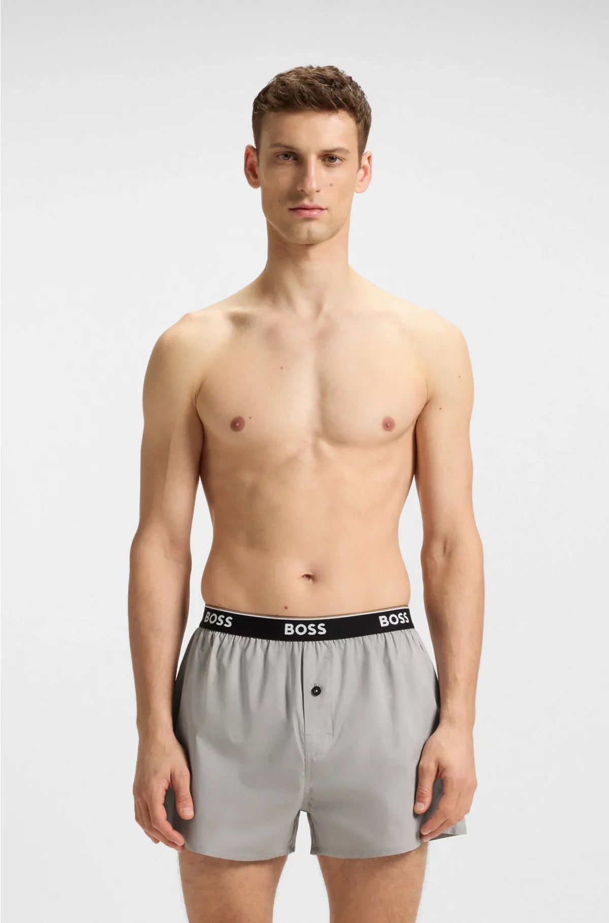 TWO-PACK OF COTTON-POPLIN PYJAMA SHORTS