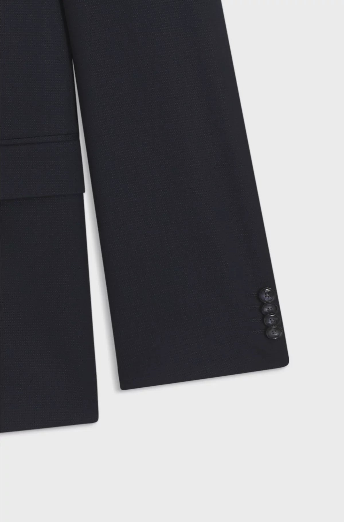 SLIM-FIT SUIT IN VIRGIN WOOL, COTTON AND STRETCH