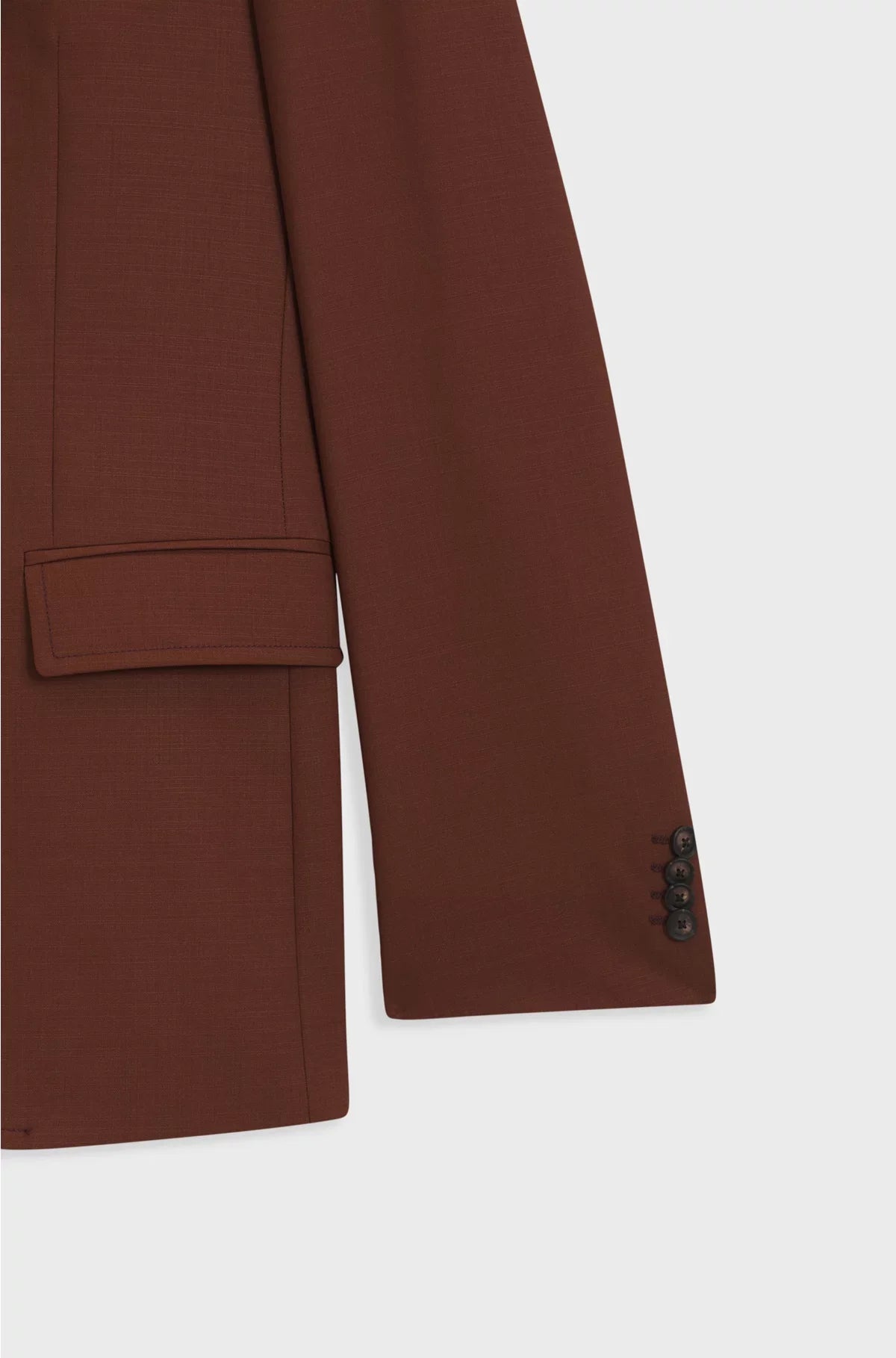 TWO-PIECE SLIM-FIT SUIT INMICRO-PATTERNED WOOL