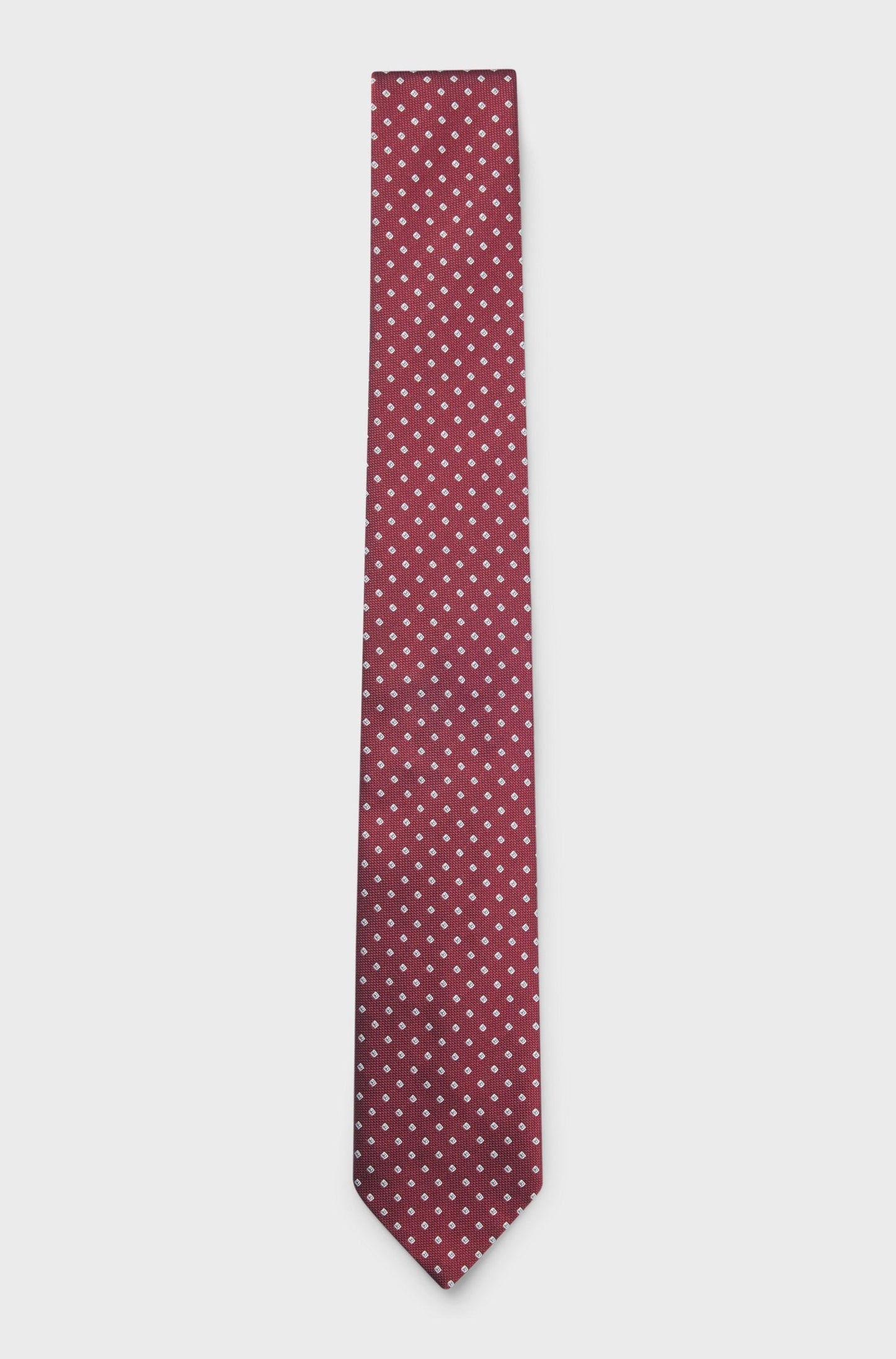 SILK-BLEND TIE WITH MICRO DOUBLE B MONOGRAMS