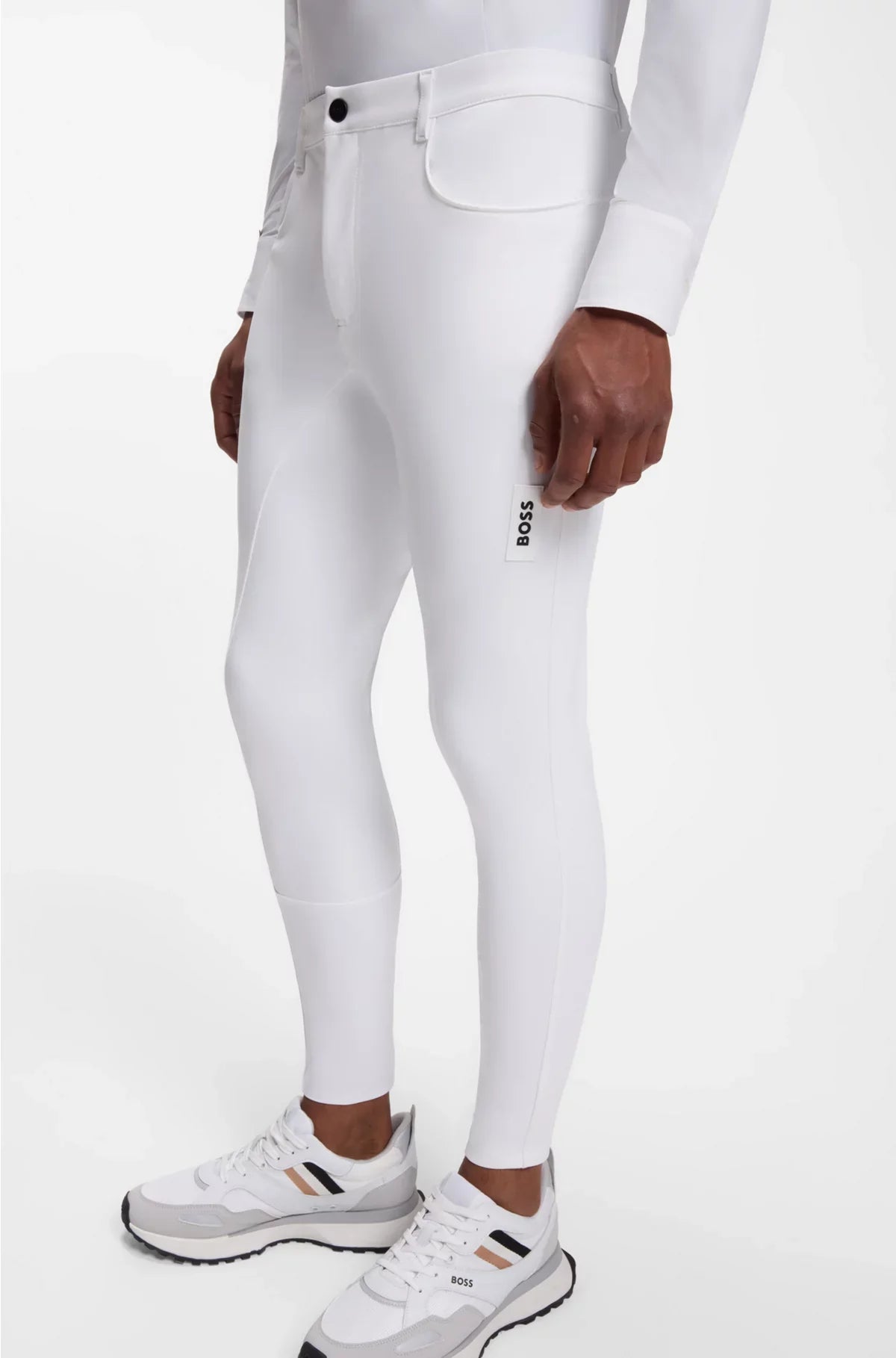 EQUESTRIAN FULL-GRIP BREECHES IN POWER-SPORT FABRIC