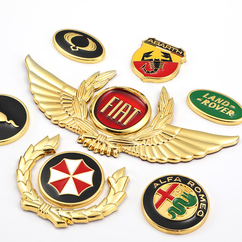 3D Car Gold Body Stickers to Block Scratches Decorative Stickers