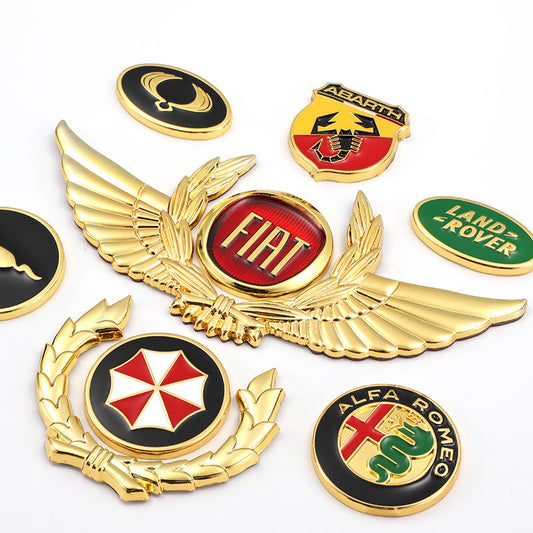 3D Car Gold Body Stickers to Block Scratches Decorative Stickers