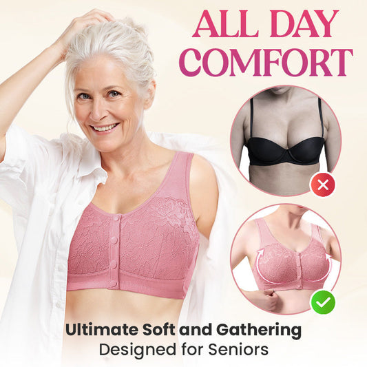 Comodo reggiseno senza fili modellante con chiusura frontale