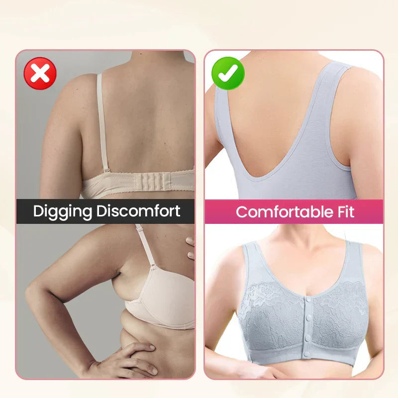 Comfortable Wireless Shaping Front-Fasten Bra