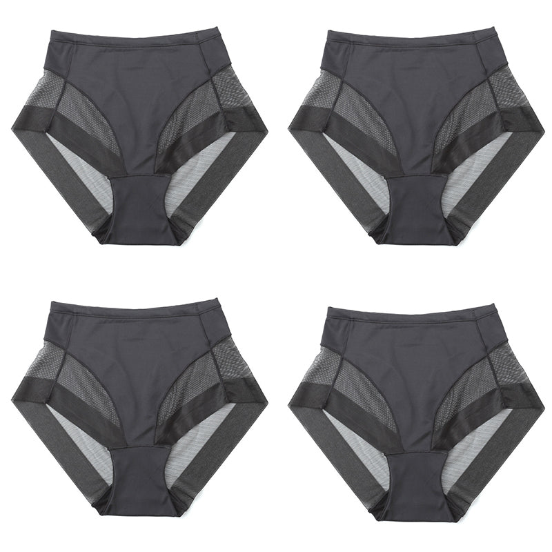 🎁(4 pieces) Buy 1 get 3 free ⏳High Waist Ice Silk Seamless Shaping Briefs