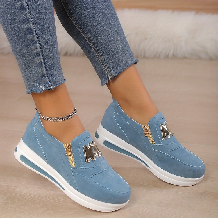 📢📢53% OFF !!!⏰Women's Casual Platform Slip-on Sneakers👞