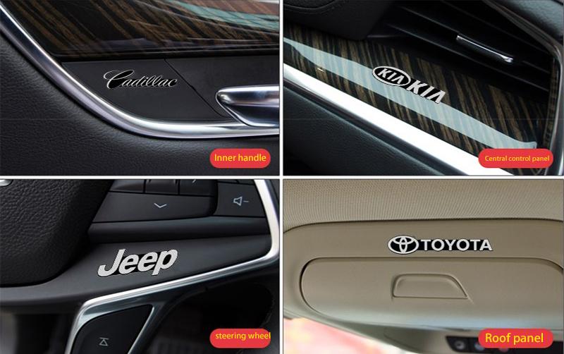 Hot Sale 🔥50% OFF🔥3D car creative car logo decoration stickers🎉8PCS🎉