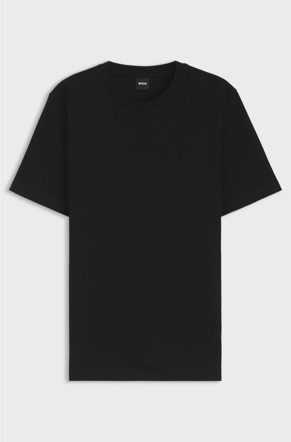 T-SHIRT IN MISTO COTONE CON LAVORAZIONE BUBBLE JACQUARD