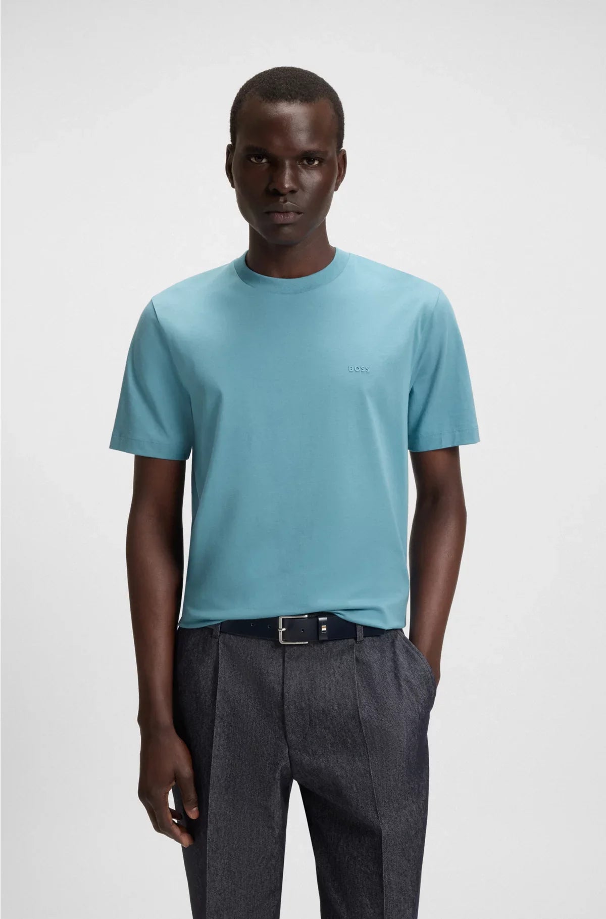 COTTON-JERSEY T-SHIRT WITH LOGO DETAIL