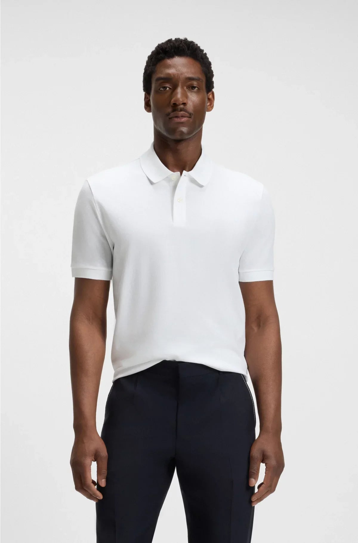 PALLAS POLO SHIRT IN COTTON PIQUE WITH LOGO DETAILS