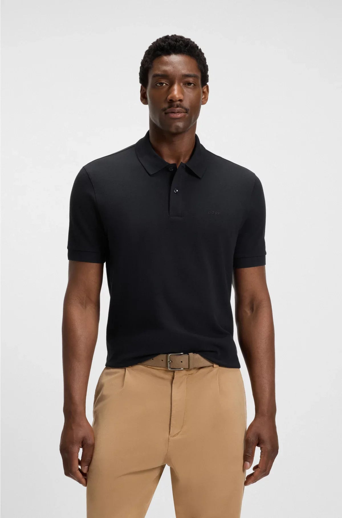 PALLAS POLO SHIRT IN COTTON PIQUE WITH LOGO DETAILS