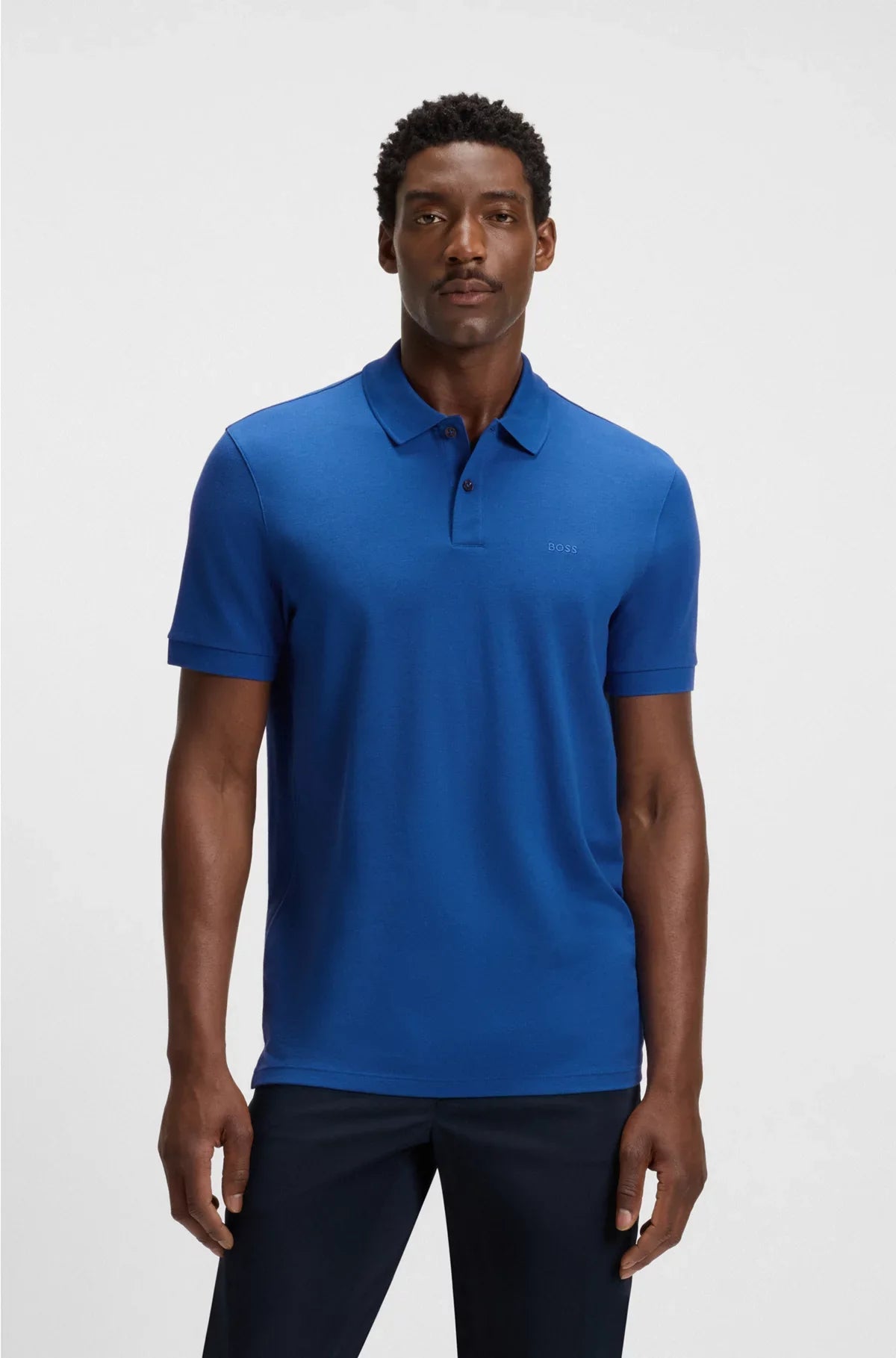 PALLAS POLO SHIRT IN COTTON PIQUE WITH LOGO DETAILS