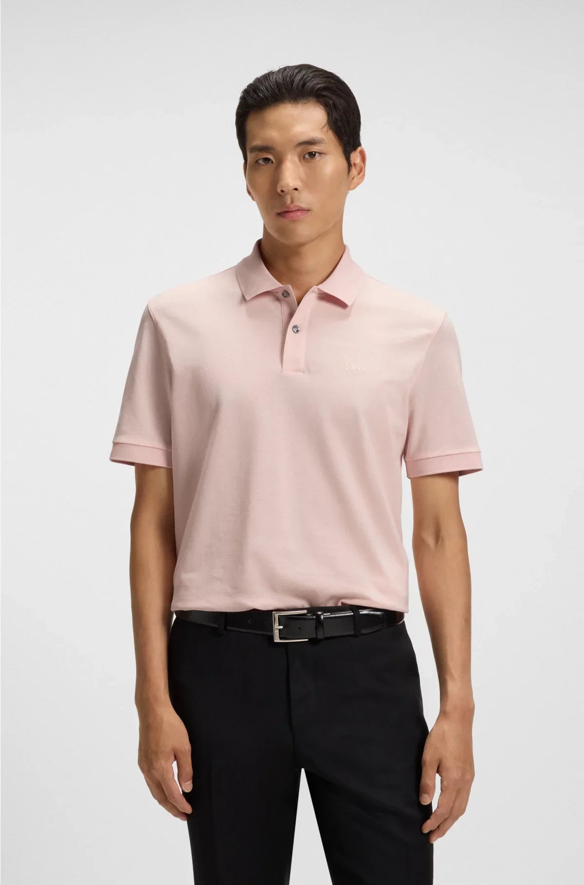 PALLAS POLO SHIRT IN COTTON PIQUE WITH LOGO DETAILS