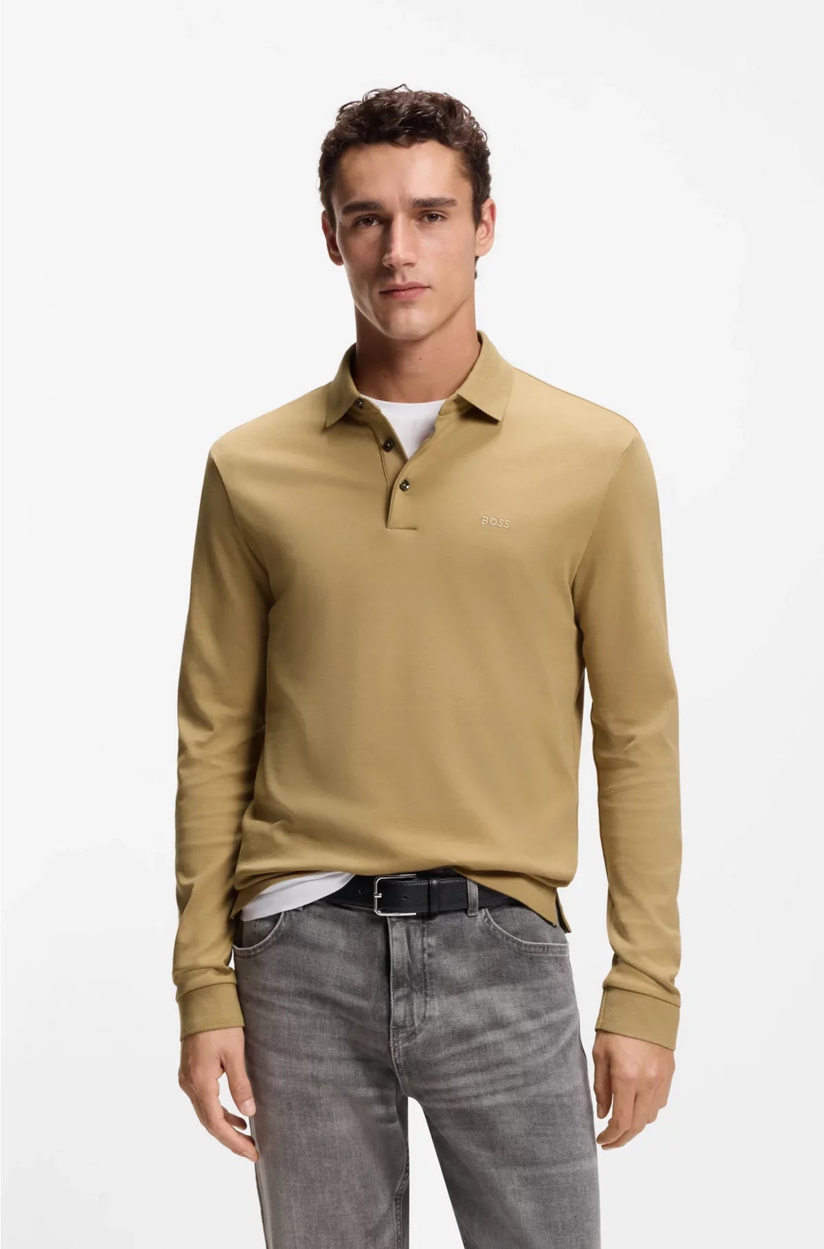 REGULAR-FIT POLO SHIRT IN INTERLOCK COTTON