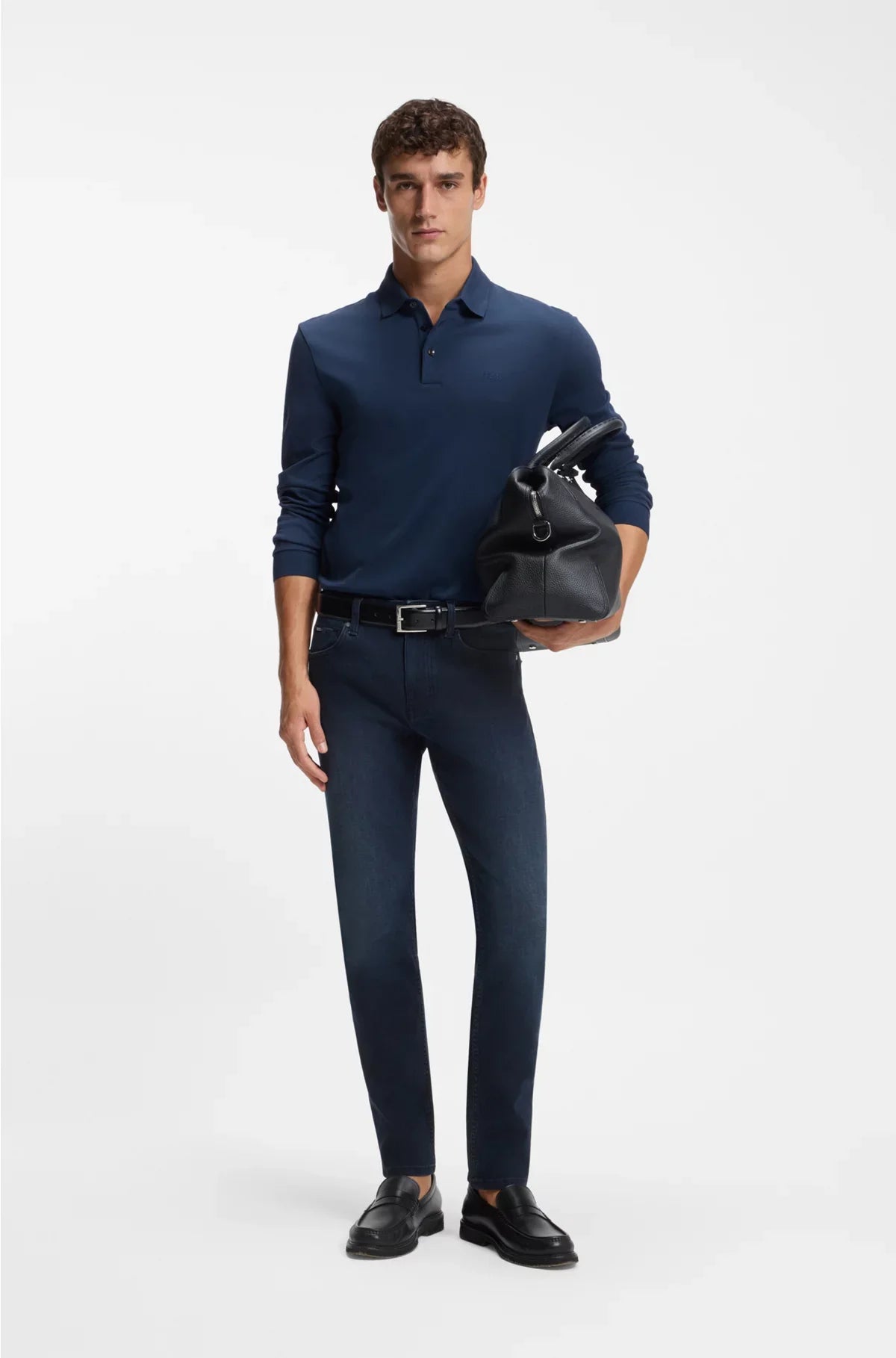 REGULAR-FIT POLO SHIRT IN INTERLOCK COTTON