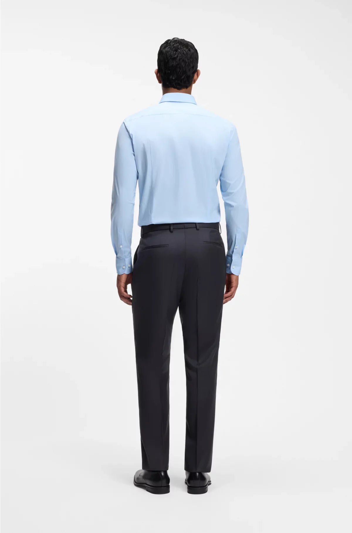 PANTALONI SLIM FIT IN SAIA DI LANA VERGINE