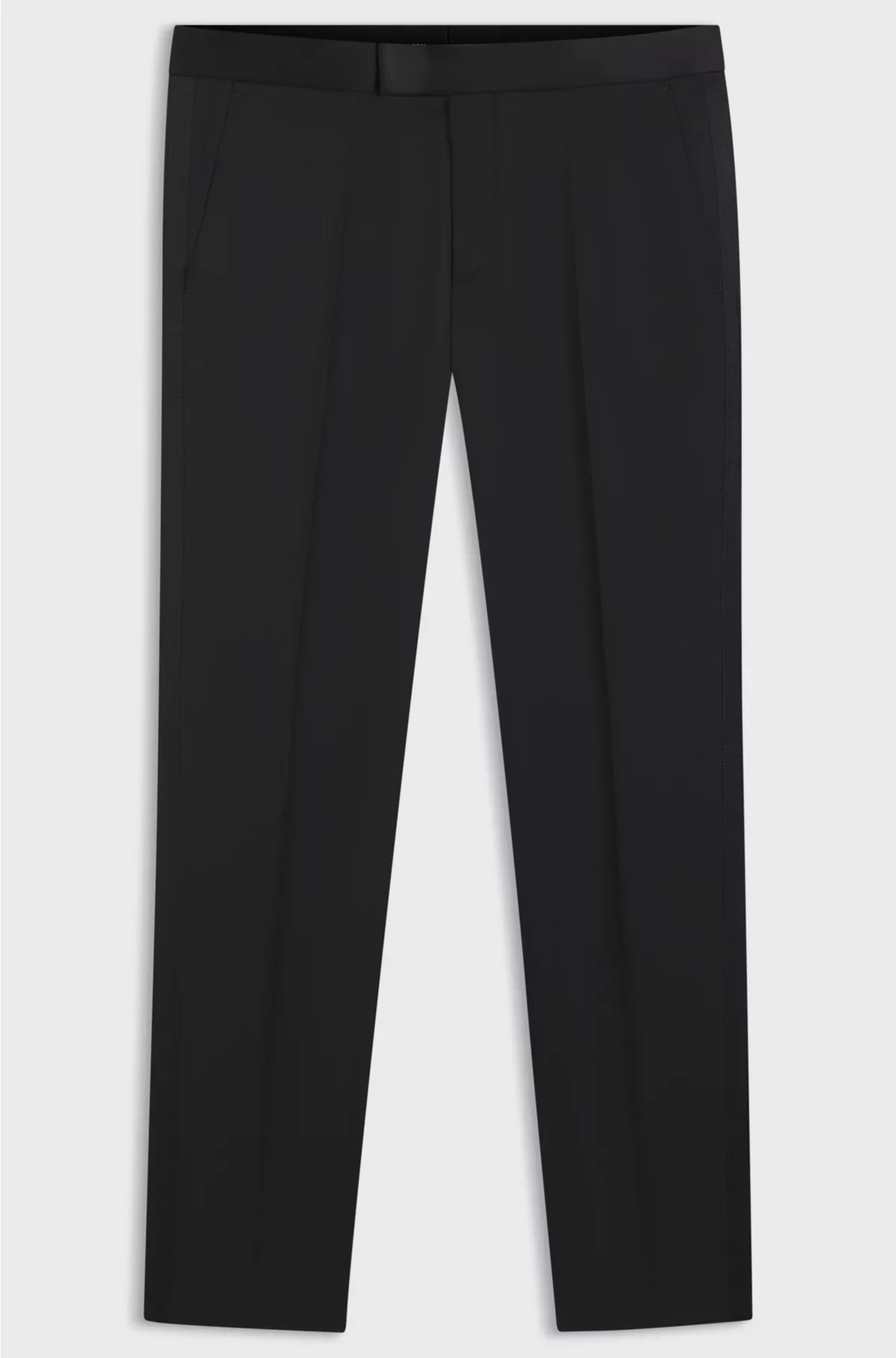PANTALONI DA SMOKING SLIM FIT IN SAIA DI PURA LANA