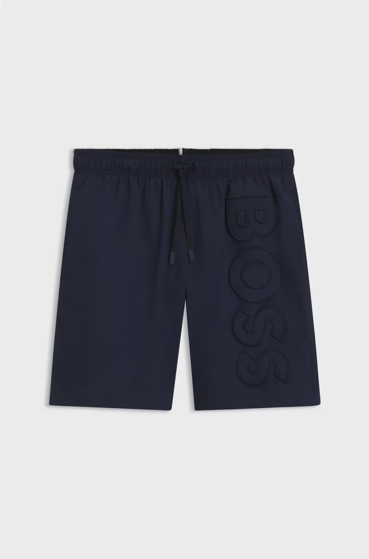 SWIM SHORTS WITH 3D EMBROIDERED LOGO
