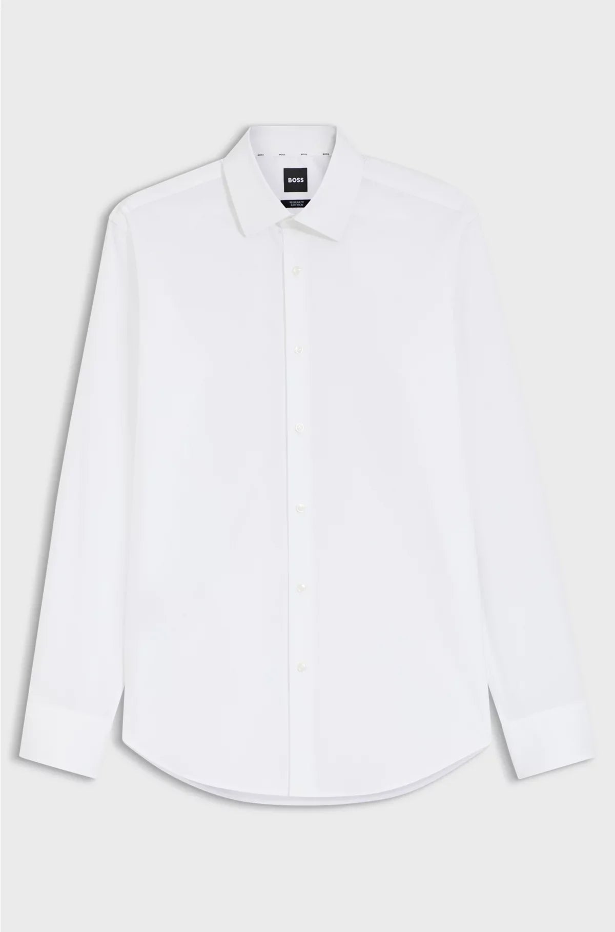 Camicia REGULAR FIT in popeline di cotone stretch no-stiro