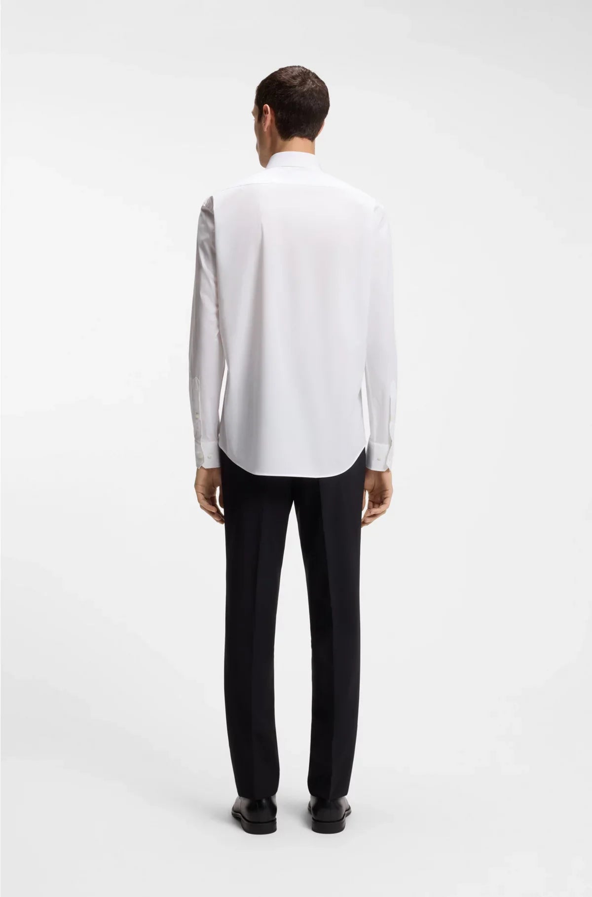 Camicia REGULAR FIT in popeline di cotone stretch no-stiro