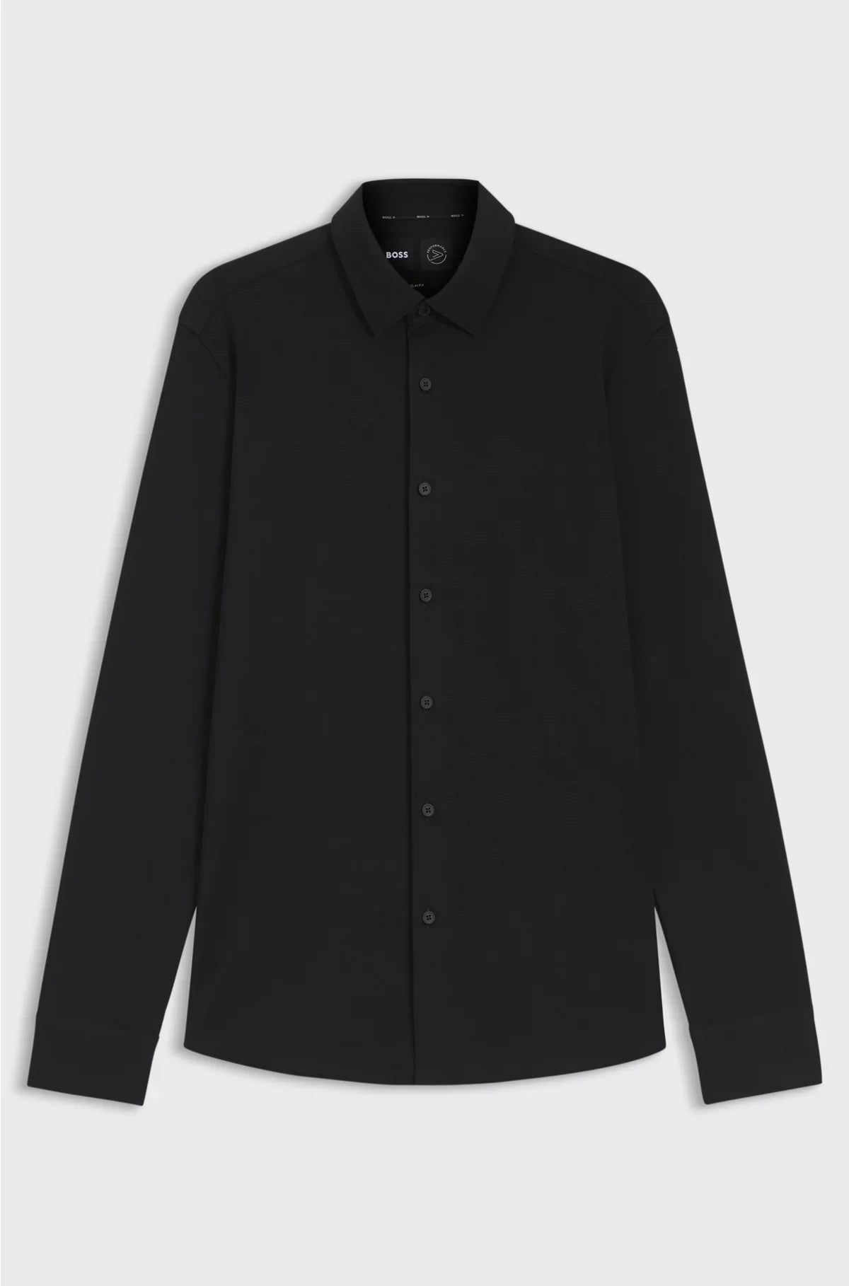 SLIM-FIT SHIRT IN A PERFORMANCE-STRETCH COTTON BLEND