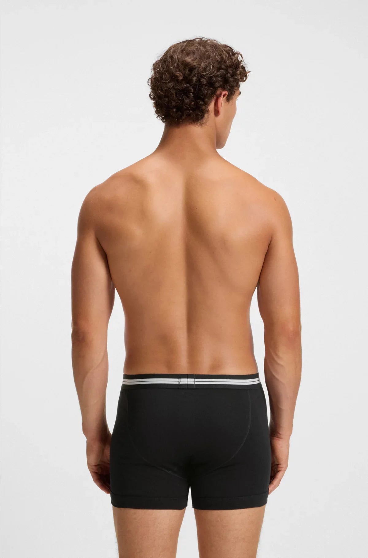 SLIP IN COTONE CON BOTTONI E VITA ELASTICA CON LOGO