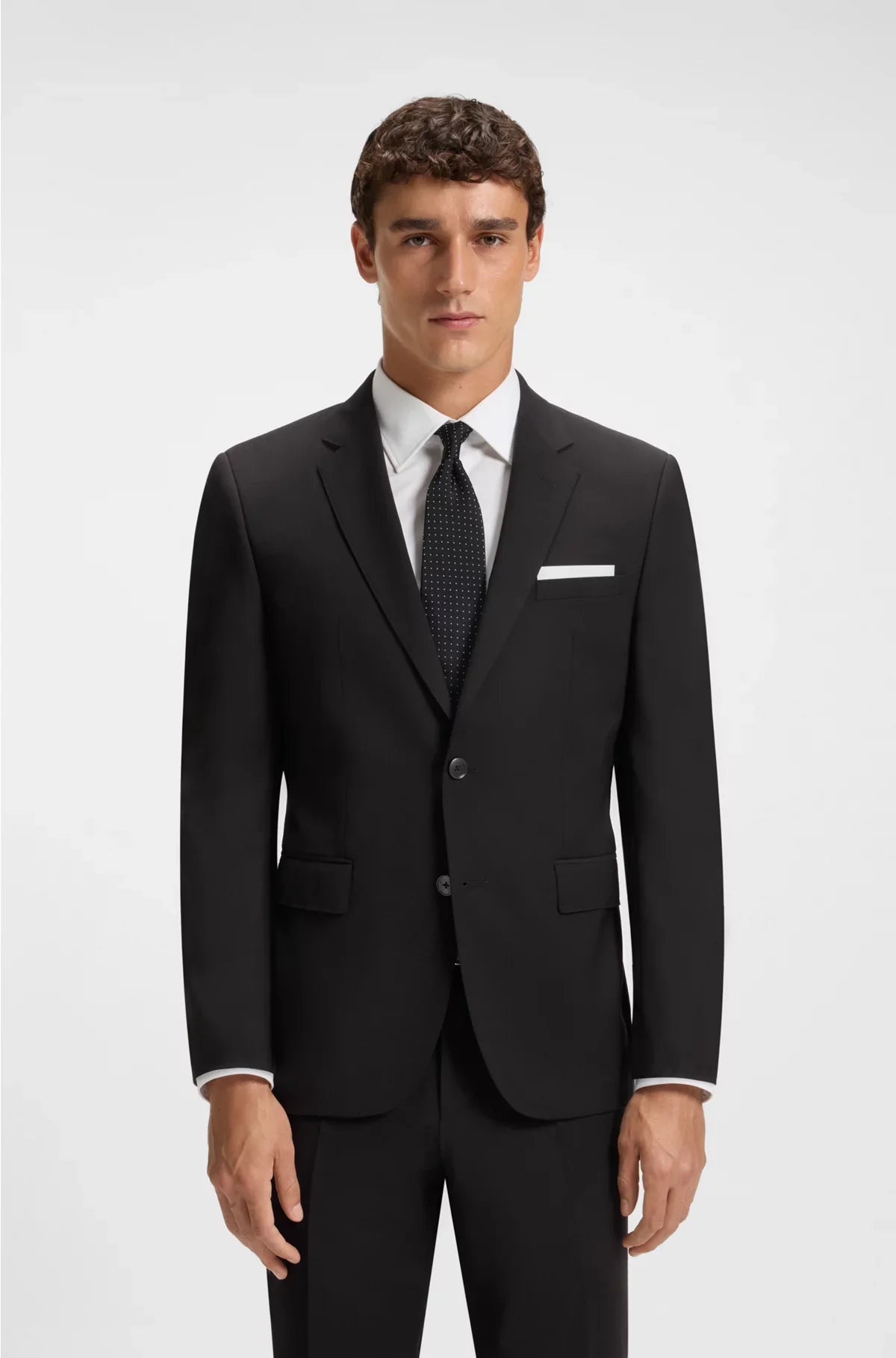 SINGLE-BREASTED JACKET IN A WOOL BLEND