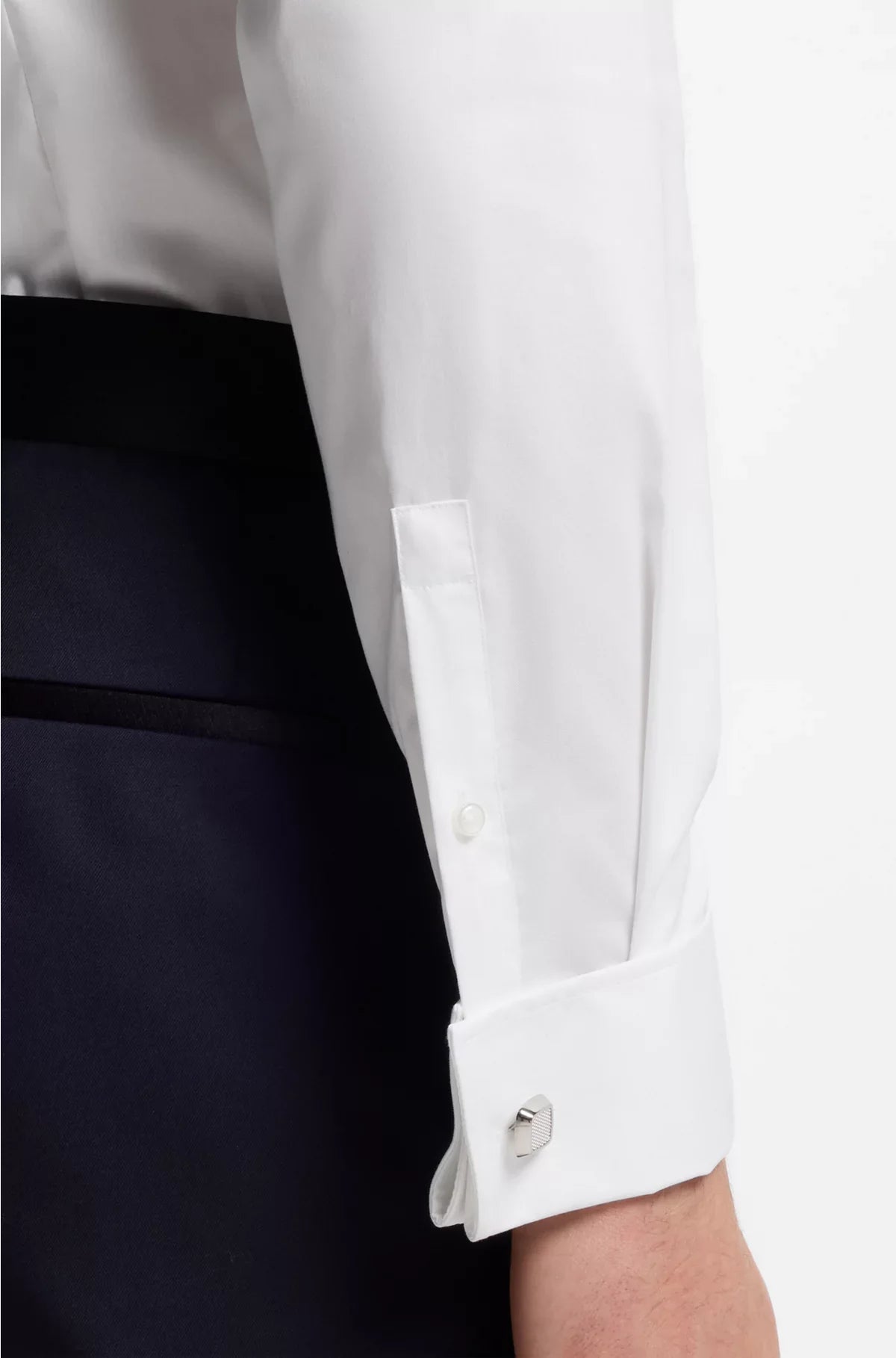 SLIM-FIT DRESS SHIRT IN EASY-IRON STRETCH COTTON