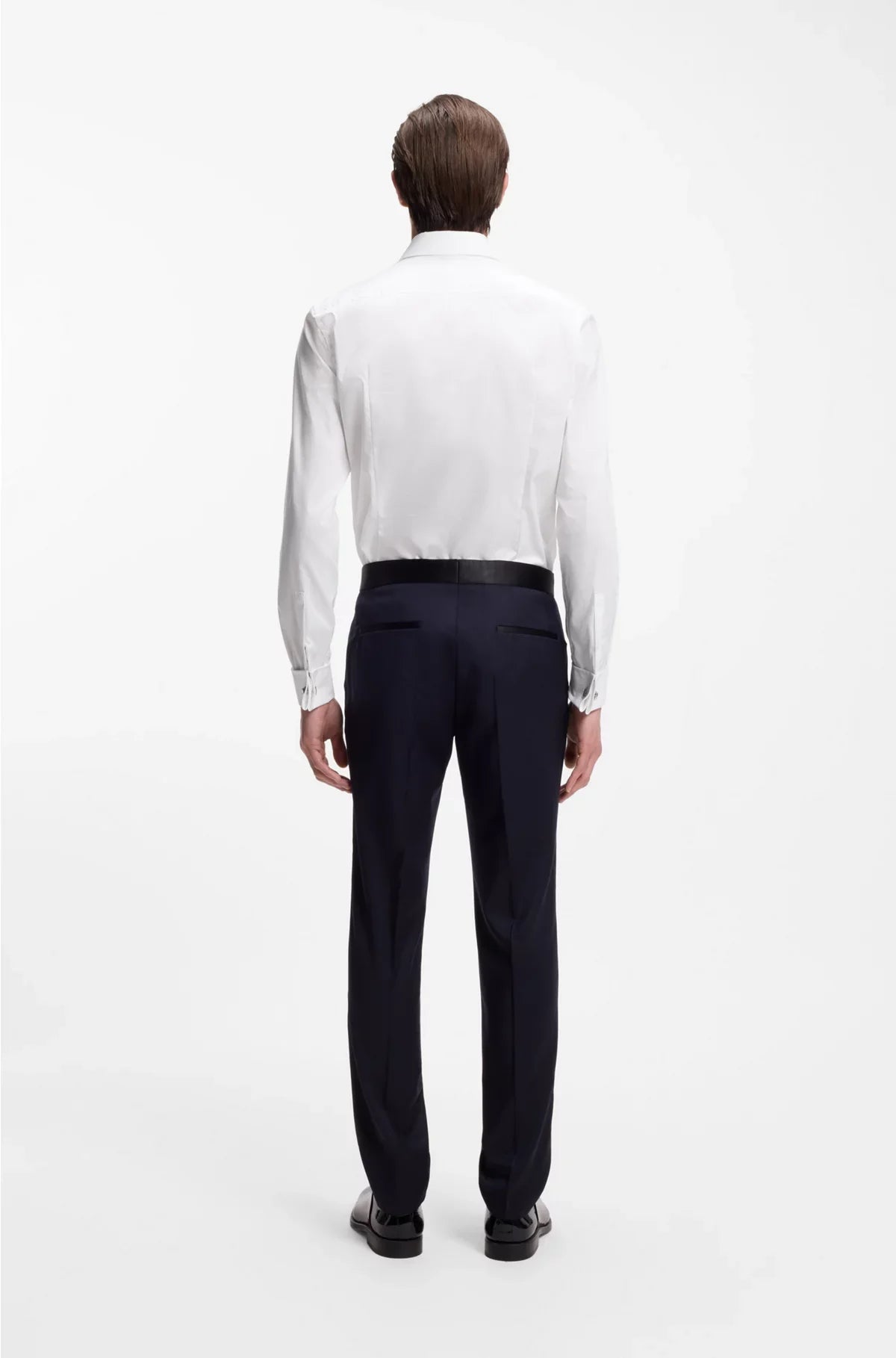 SLIM-FIT DRESS SHIRT IN EASY-IRON STRETCH COTTON