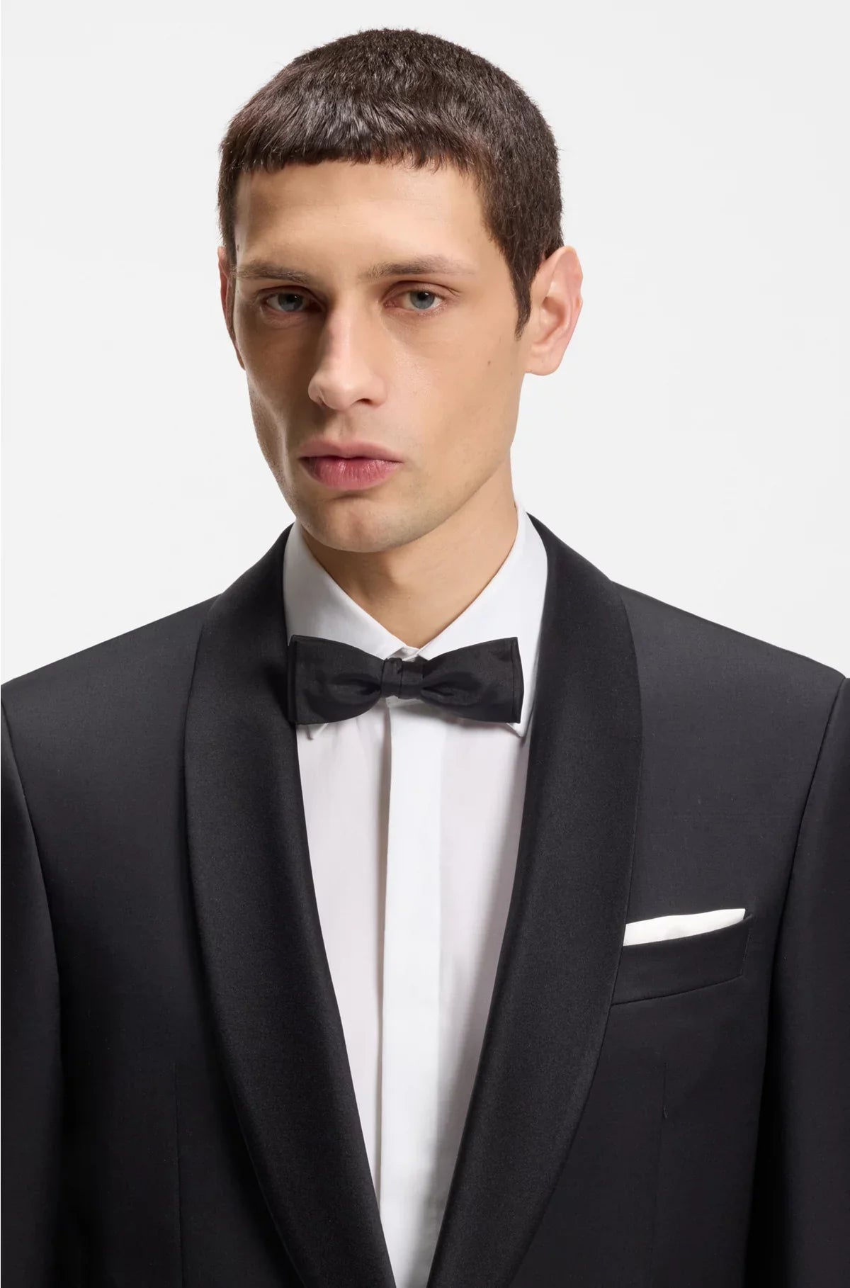 ITALIAN-MADE BOW TIE IN SILK JACQUARD