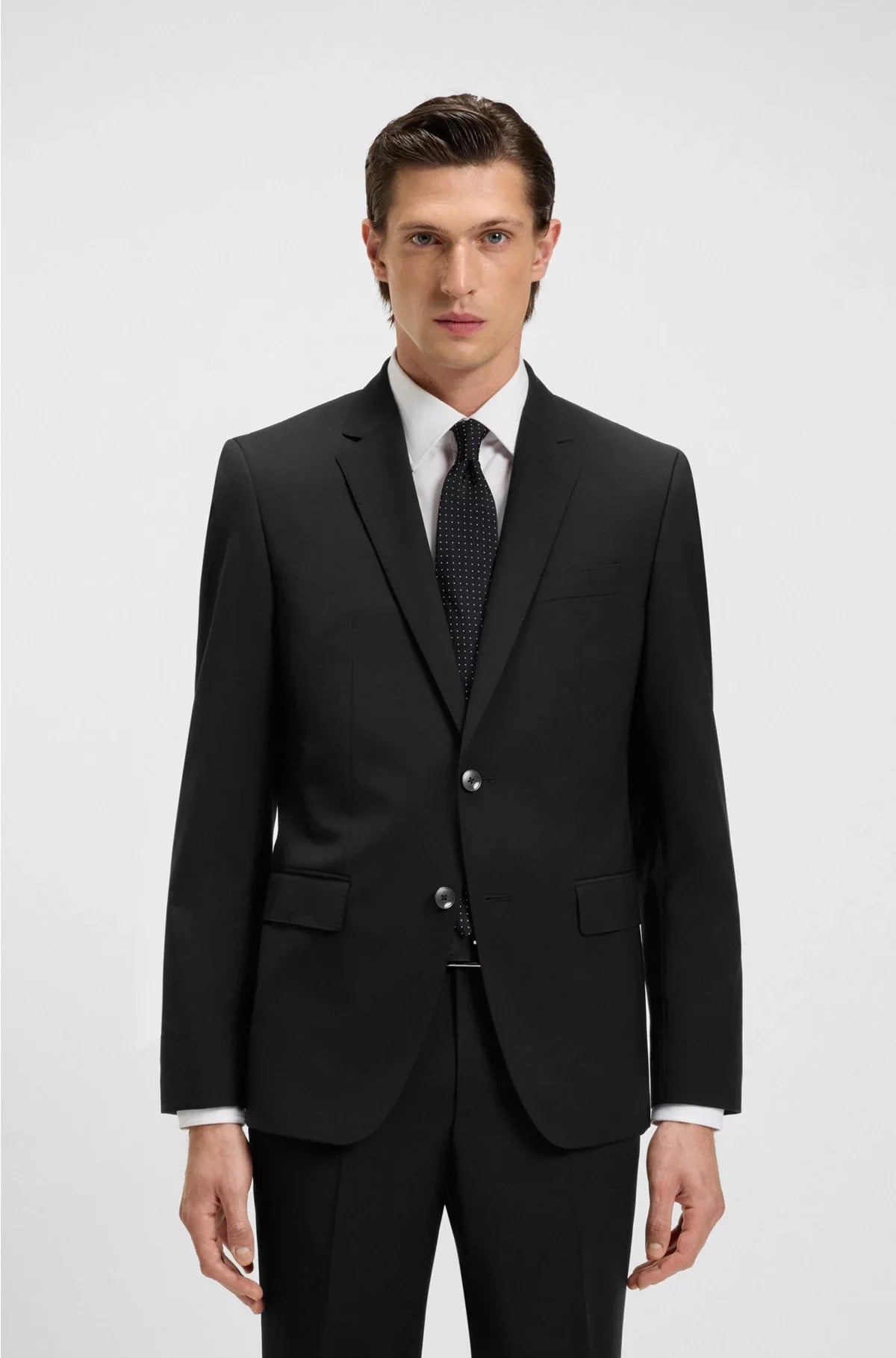SLIM-FIT JACKET IN A VIRGIN-WOOL BLEND