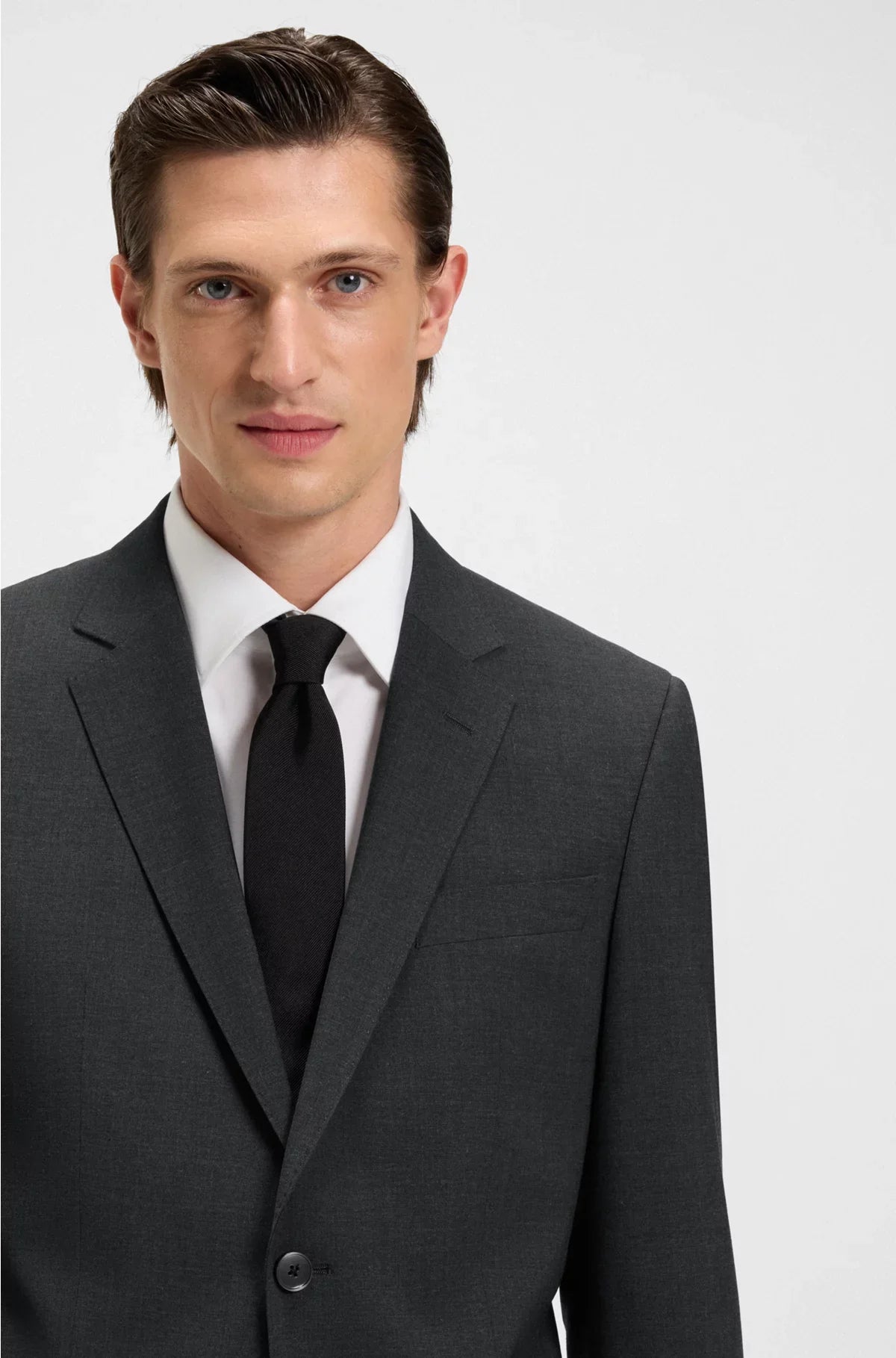 SLIM-FIT JACKET IN A VIRGIN-WOOL BLEND