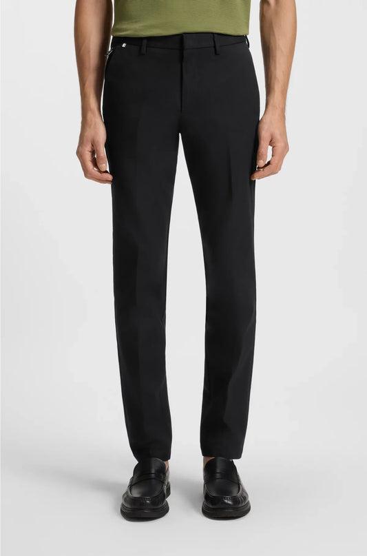 SLIM-FIT TROUSERS IN A STRETCH COTTON BLEND