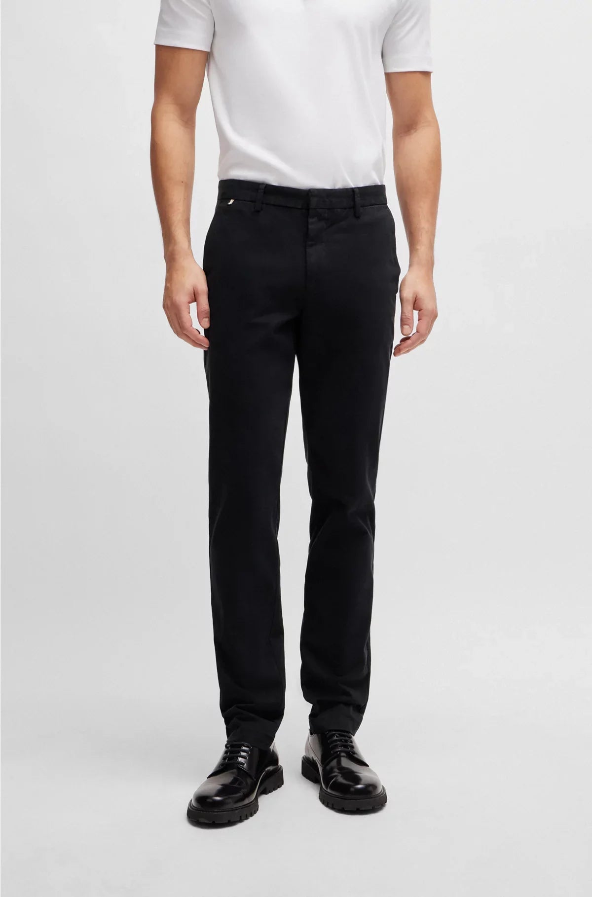 CHINO SLIM FIT IN GABARDINE DI COTONE STRETCH