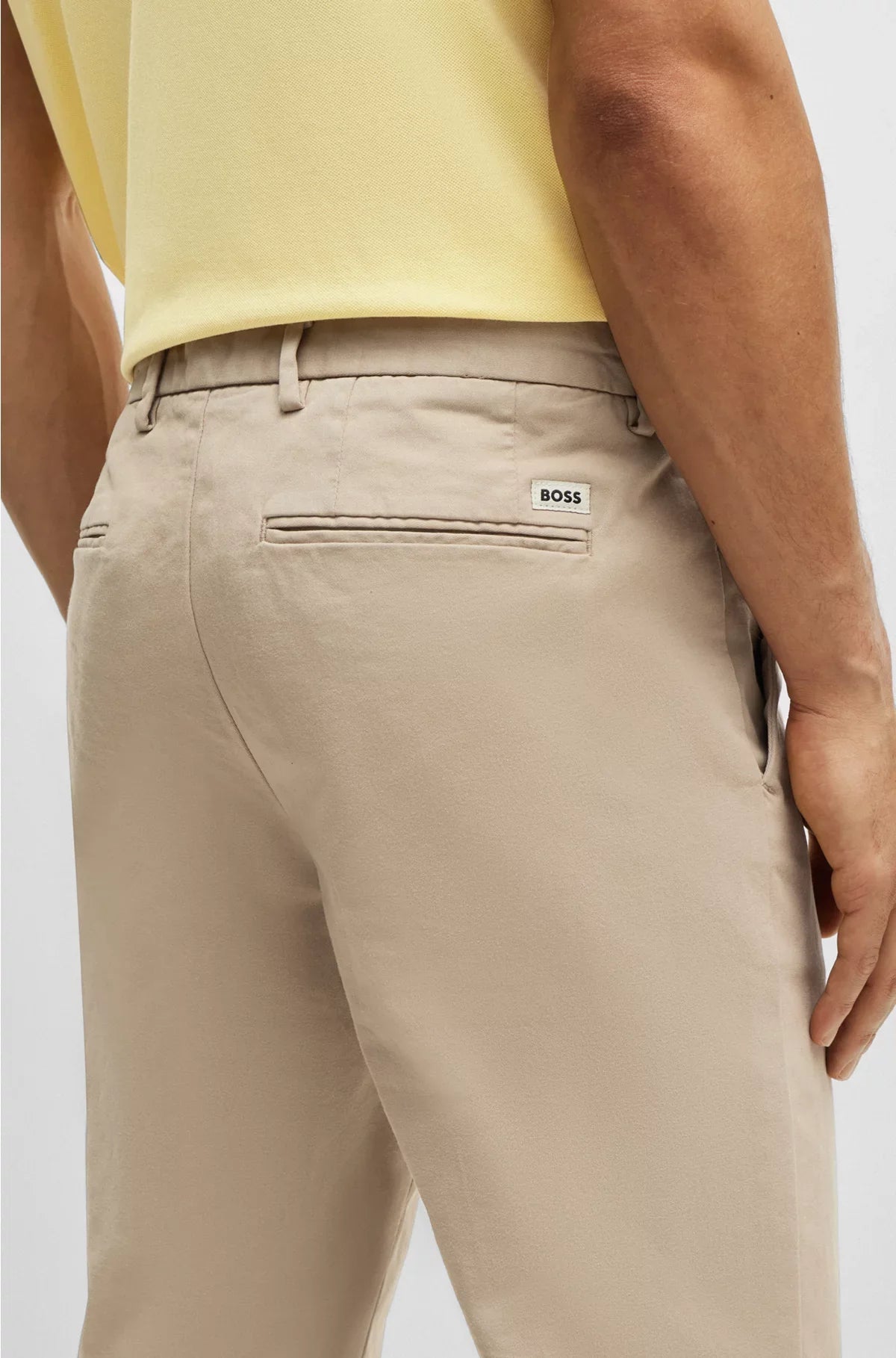 CHINO SLIM FIT IN GABARDINE DI COTONE STRETCH