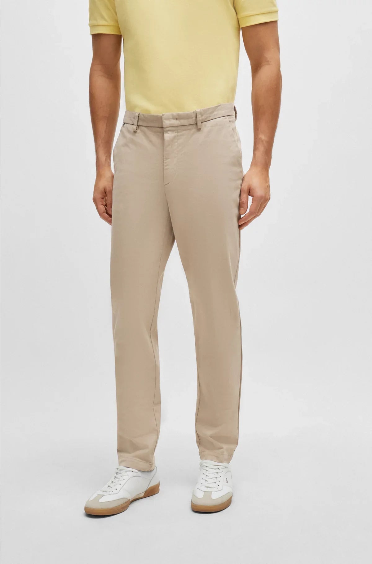 CHINO SLIM FIT IN GABARDINE DI COTONE STRETCH