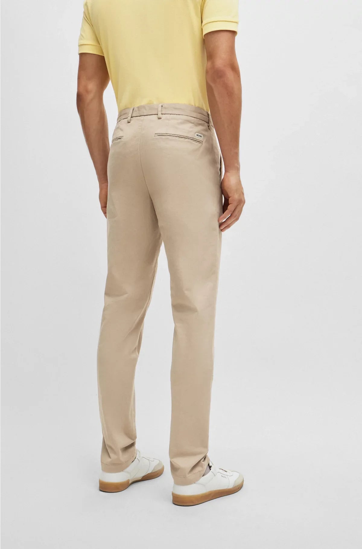 CHINO SLIM FIT IN GABARDINE DI COTONE STRETCH