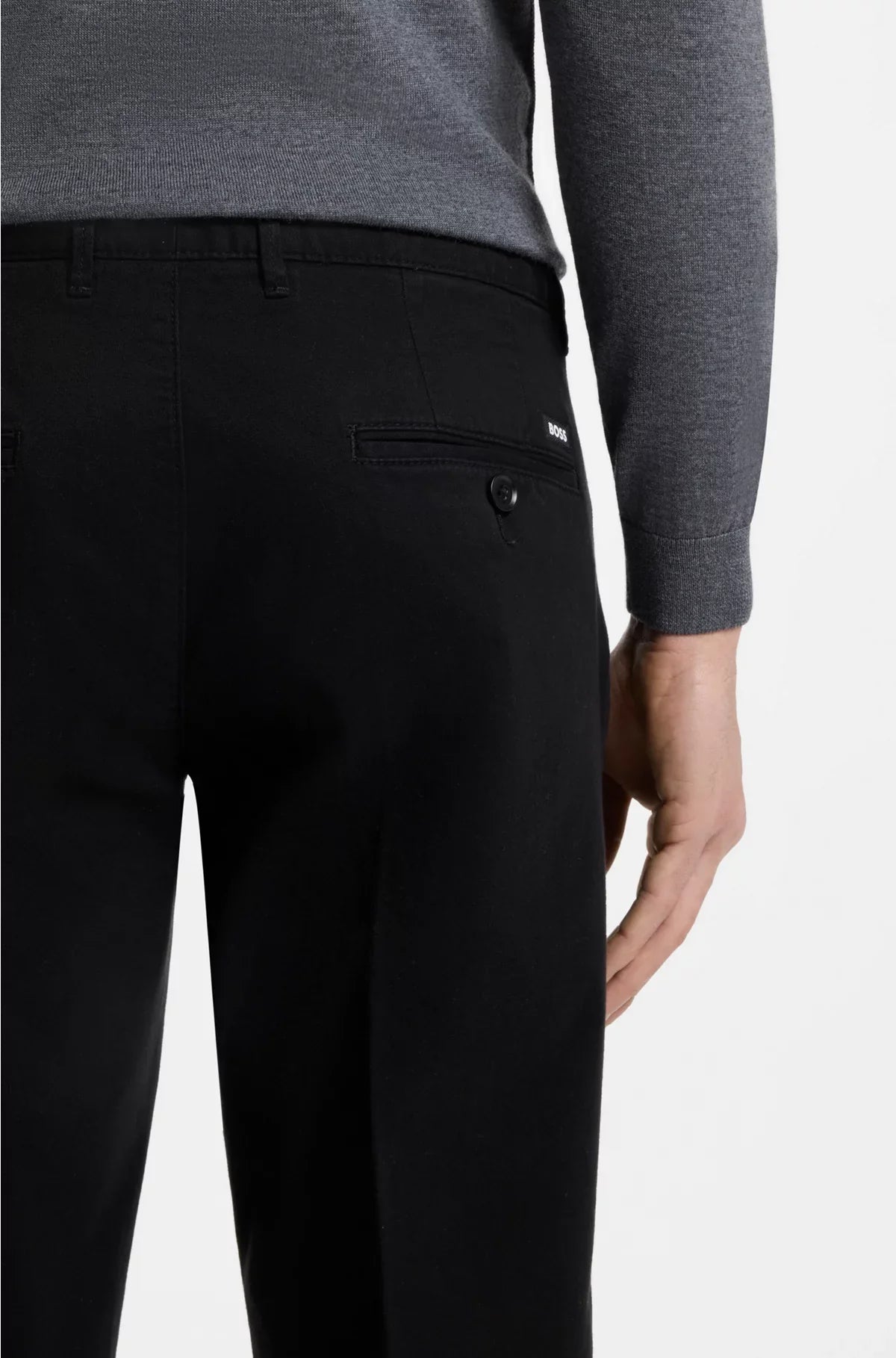 CHINO REGULAR FIT IN GABARDINE DI COTONE STRETCH