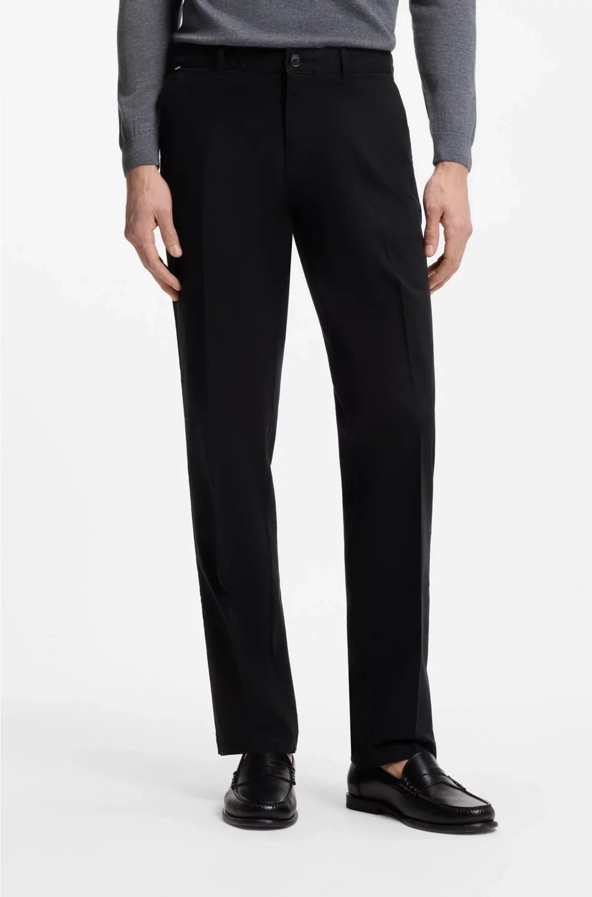 CHINO REGULAR FIT IN GABARDINE DI COTONE STRETCH