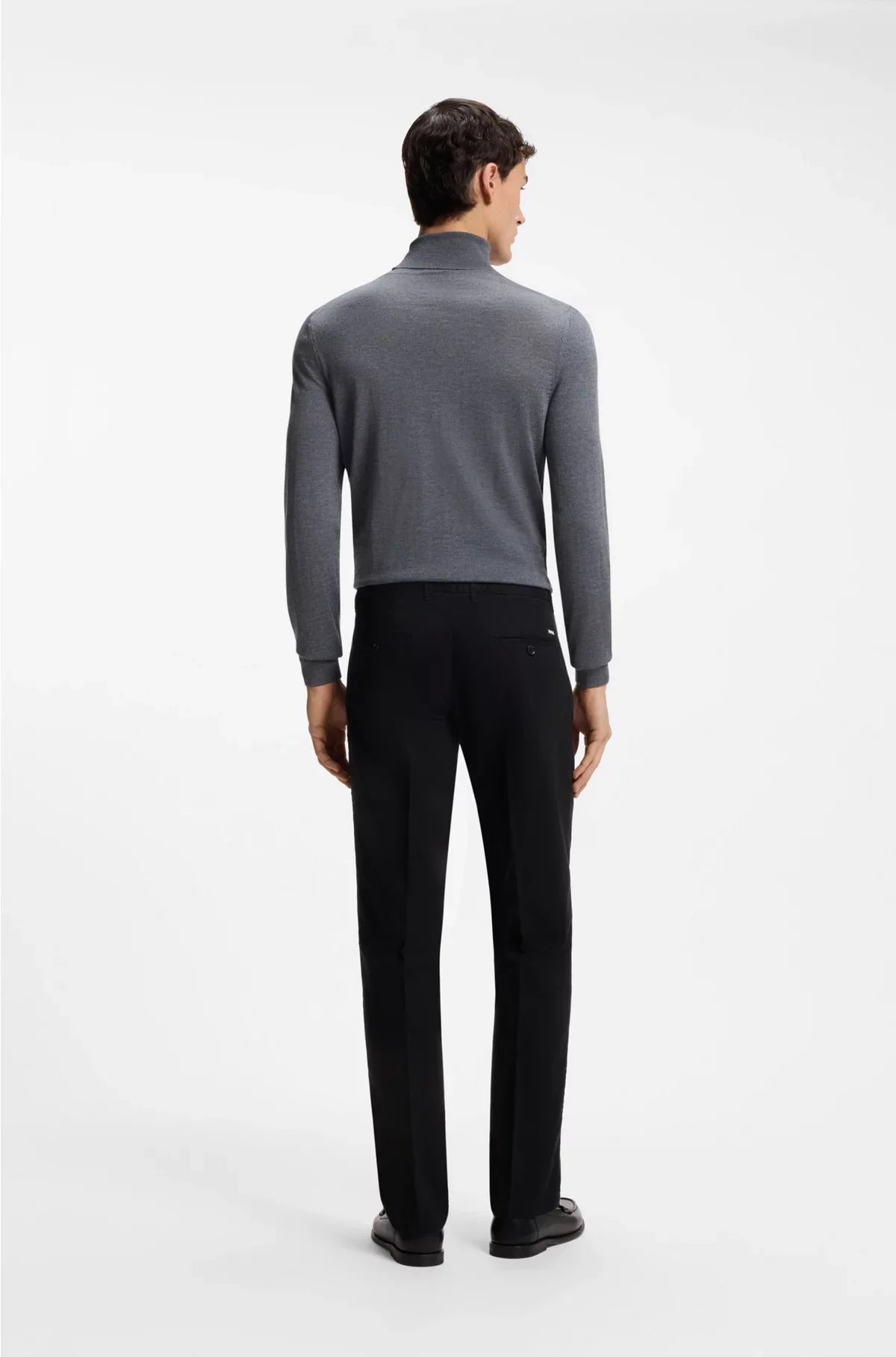 CHINO REGULAR FIT IN GABARDINE DI COTONE STRETCH